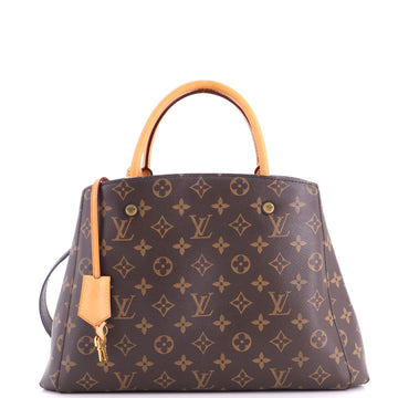 Louis Vuitton Montaigne Handbag Monogram Canvas MM