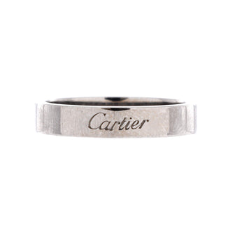 Cartier C de Cartier Wedding Band Ring Platinum 4mm