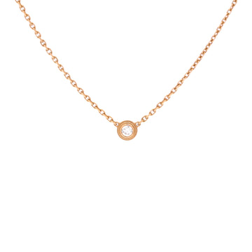 Cartier Cartier D'Amour Pendant Necklace 18K Rose Gold with Diamond XS