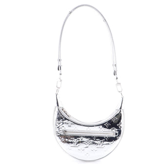 Louis Vuitton Loop Handbag Monogram Mirror Coated Canvas PM
