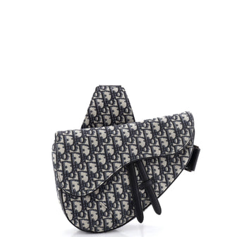 Christian Dior Saddle Crossbody Bag Oblique Canvas