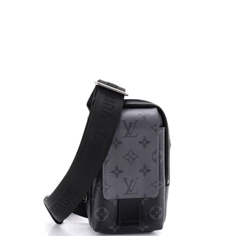 Louis Vuitton Double Phone Pouch NM Reverse Monogram Eclipse Canvas