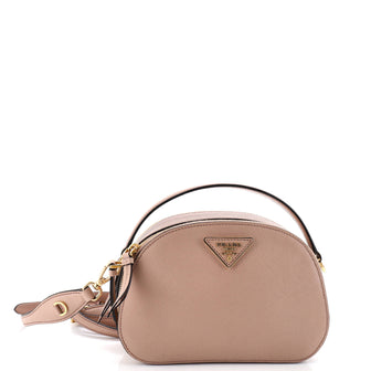 Prada Odette Top Handle Bag Saffiano Leather Small