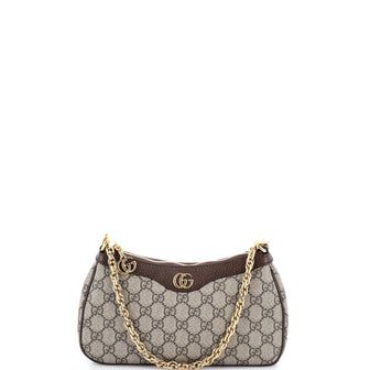 Gucci Ophidia Charm Shoulder Bag GG Coated Canvas Small