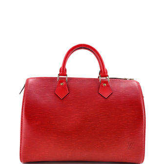 Louis Vuitton Speedy Handbag Epi Leather 30