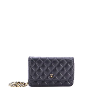 Chanel Wallet on Chain Quilted Caviar