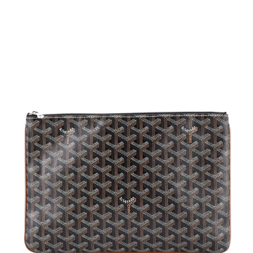 Goyard Senat Zip Pouch Coated Canvas MM