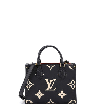 Louis Vuitton OnTheGo Tote Bicolor Monogram Empreinte Giant PM