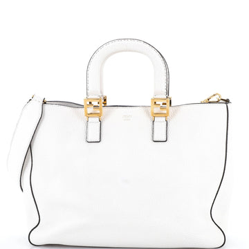 Fendi Selleria FF Handle Tote Leather Medium