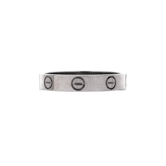 Cartier Love Wedding Band Ring 18K White Gold