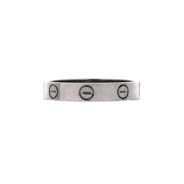 Cartier Love Wedding Band Ring 18K White Gold
