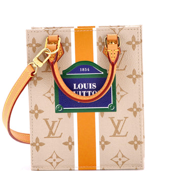 Louis Vuitton Petit Sac Plat Bag Monopaname Canvas