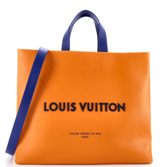 Louis Vuitton Shopper Tote Leather MM