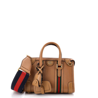 Gucci Bauletto Top Handle Bag Leather Mini
