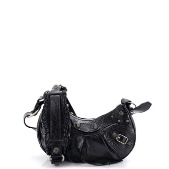 Balenciaga Le Cagole Giant Studs Shoulder Bag Leather XS