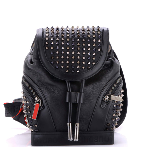 Explorafunk Backpack Spiked Leather Small
