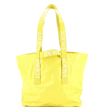 Loewe Fold Logo Strap Tote Leather Large