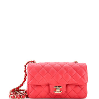 Chanel Classic Single Flap Bag Quilted Caviar Mini