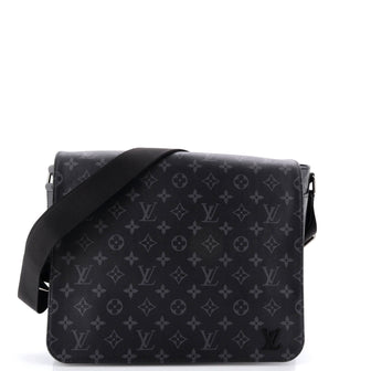 Louis Vuitton District Messenger Bag Monogram Eclipse Canvas MM