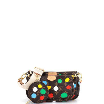 Louis Vuitton Multi Pochette Accessoires Yayoi Kusama Painted Dots Monogram Canvas