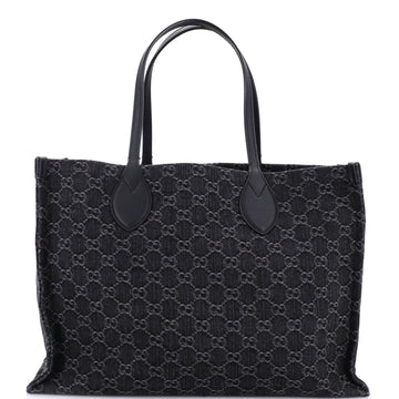 Gucci Ophidia Shopper Tote GG Denim Large