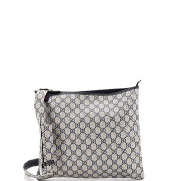 Gucci Web Loop Flat Messenger GG Coated Canvas Large
