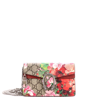Gucci Dionysus Bag Blooms Print GG Coated Canvas Super Mini