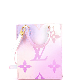 Louis Vuitton Petit Sac Plat Bag Spring in the City Monogram Giant Canvas