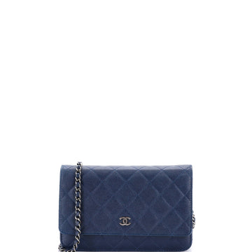 Chanel Wallet on Chain Quilted Caviar