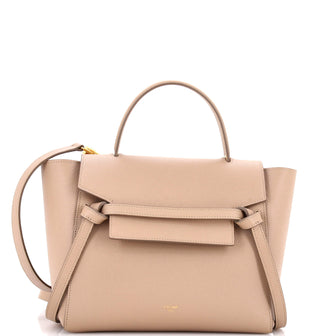 Celine Belt Bag Textured Leather Micro