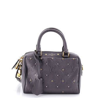 Louis Vuitton Speedy Bandouliere NM Bag Studded Monogram Empreinte Leather 20