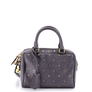 Louis Vuitton Speedy Bandouliere NM Bag Studded Monogram Empreinte Leather 20