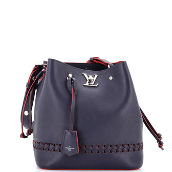 Louis Vuitton Lockme Bucket Bag Braided Leather