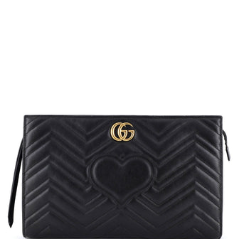 Gucci GG Marmont Clutch Matelasse Leather