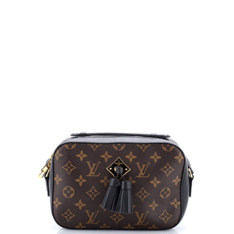 Louis Vuitton Saintonge Handbag Monogram Canvas with Leather