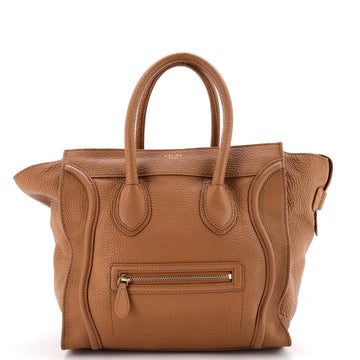 Celine Luggage Bag Grainy Leather Mini