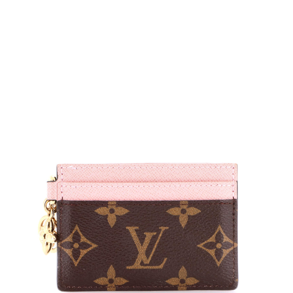 Louis Vuitton LV Charms Card Holder Monogram Canvas and Leather 409814
