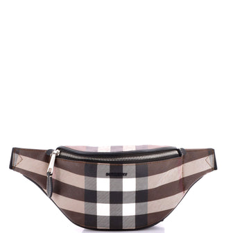 Burberry Cason Bum Bag Check E-Canvas Medium
