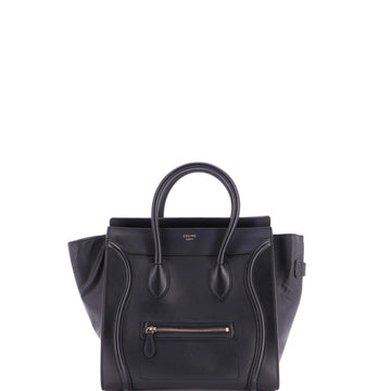 Celine Luggage Bag Smooth Leather Mini