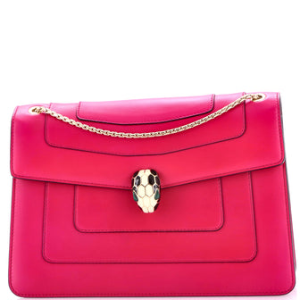 Bvlgari Serpenti Forever Shoulder Bag Leather Medium