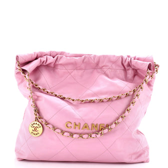 Chanel 22 Chain Hobo Quilted Calfskin Medium