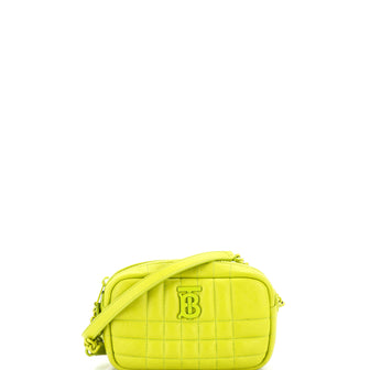 Burberry Lola Camera Bag Quilted Leather Mini