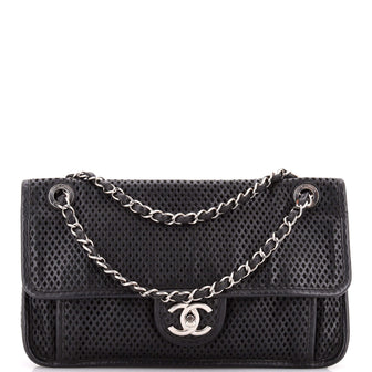 Chanel Up In The Air Flap Bag Perforated Leather Medium