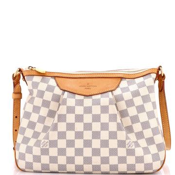 Louis Vuitton Siracusa Handbag Damier PM