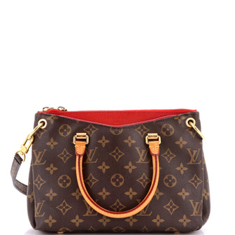 Louis Vuitton Pallas Tote Monogram Canvas with Leather BB