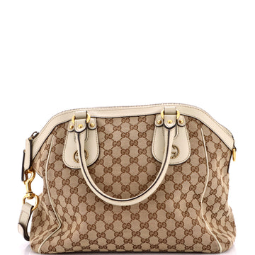 Gucci Scarlett Top Handle Bag GG Canvas Medium