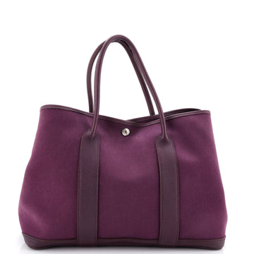 Hermes Garden Party Tote Toile and Leather 36