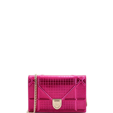 Christian Dior Diorama Wallet on Chain Cannage Embossed Calfskin
