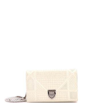 Christian Dior Diorama Flap Bag Cannage Embossed Calfskin Mini