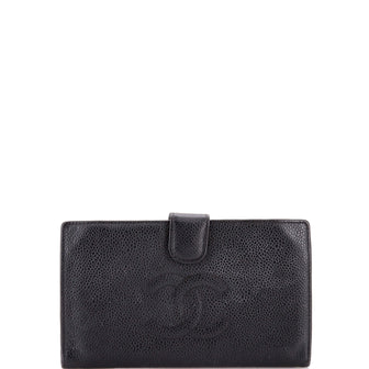 Chanel Timeless CC French Wallet Caviar Long